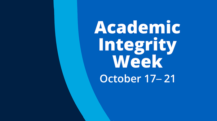 Celebrate Academic Integrity Week, Oct. 17–21