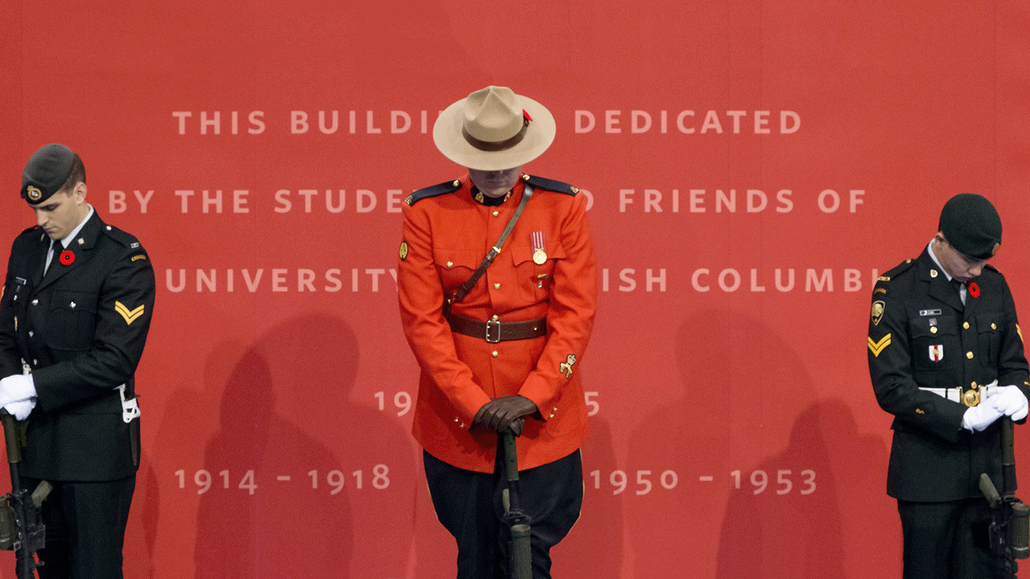 UBC’s Remembrance Day ceremony, Nov. 11