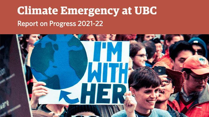 Climate Emergency at UBC: Report on Progress 2021-22