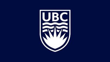 UBC logo on dark blue background