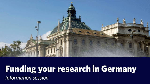 Funding your research in Germany: Information session & networking