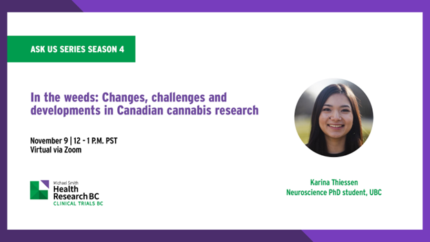 Clinical Trials BC: Changes, challenges & developments in Canadian cannabis research