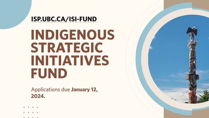 Indigenous Strategic Initiatives Fund: Open call for funding