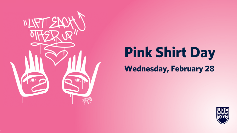 Celebrate Pink Shirt Day on Feb. 28