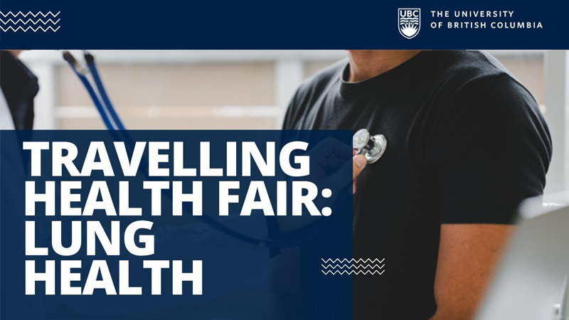 Check your lung health: UBCV Travelling Health Fair