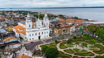 Aerial photo of Belém, Brazil
